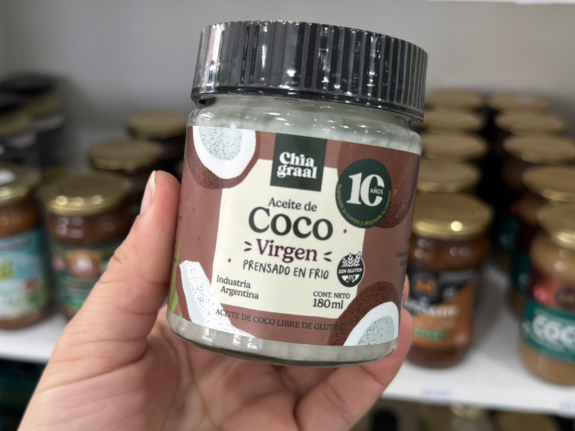 ACEITE DE COCO VIRGEN (chía graal) 180ml