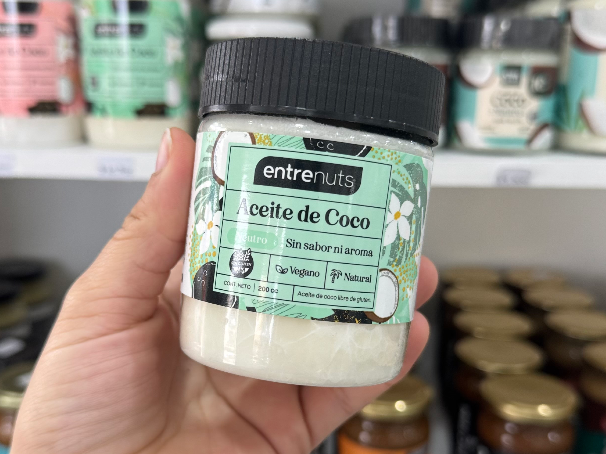 ACEITE DE COCO NEUTRO (entrenuts) 200cc