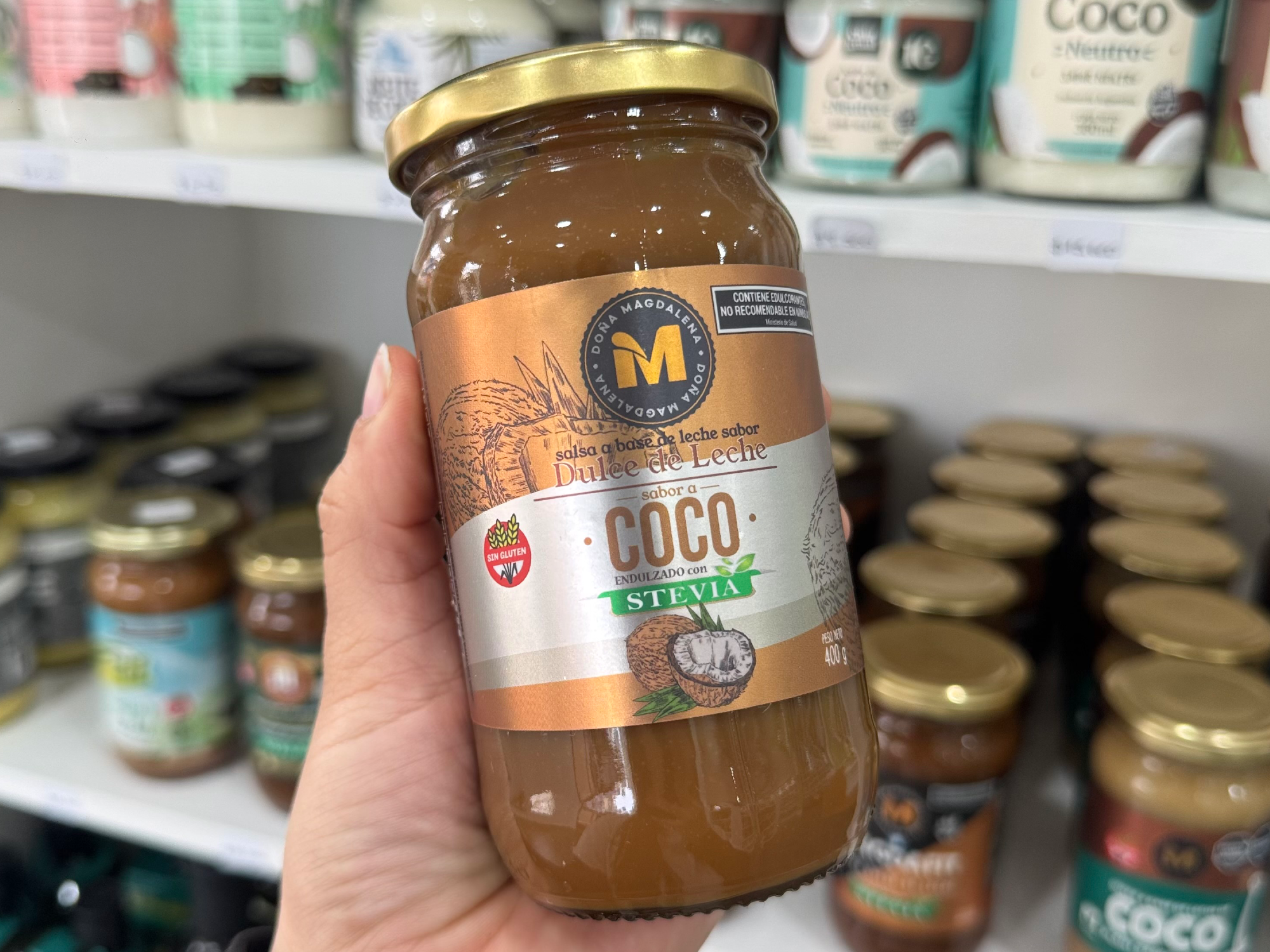 DULCE DE LECHE sabor coco 400gr