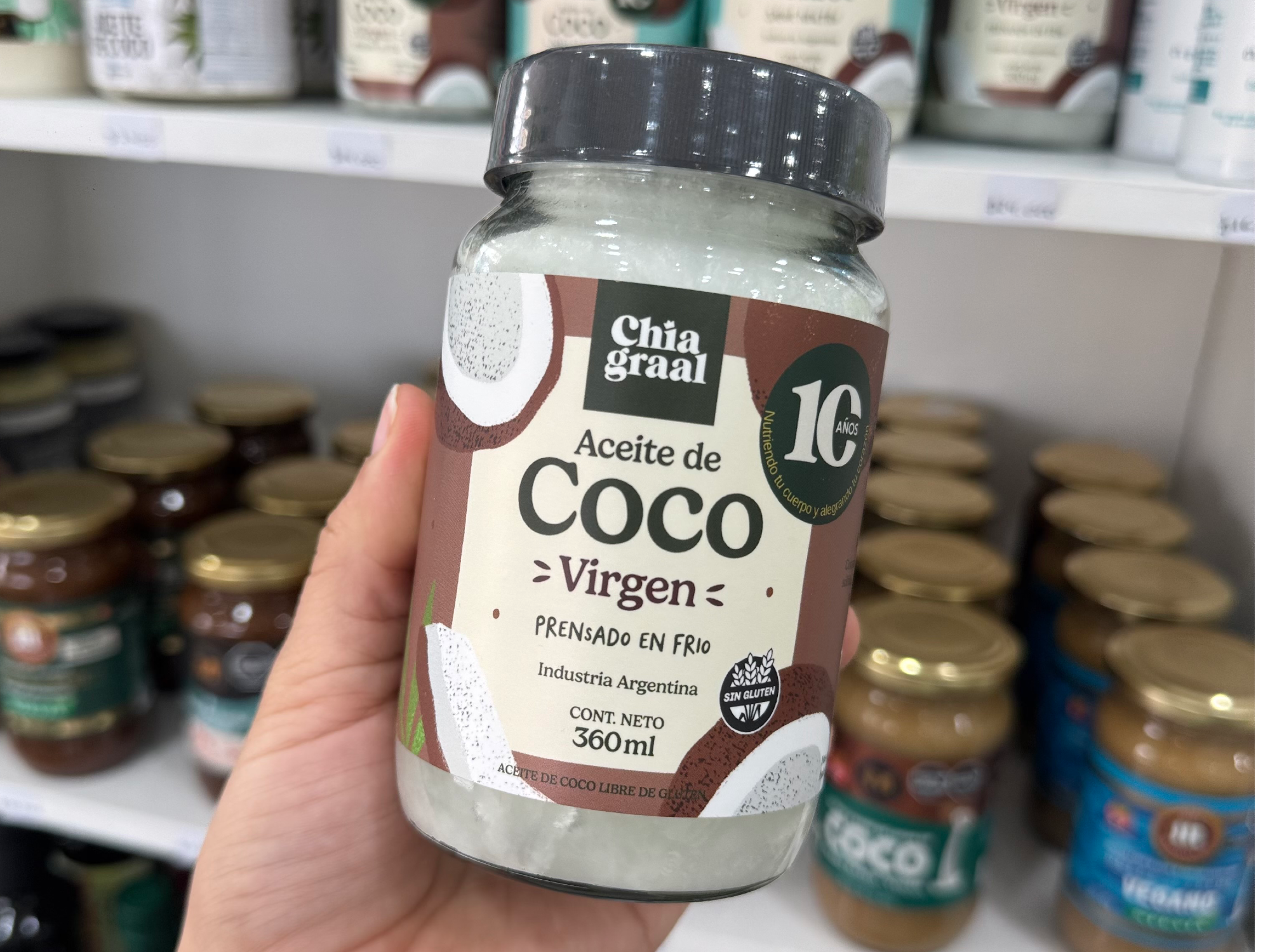 ACEITE DE COCO VIRGEN (chía graal) 360ml