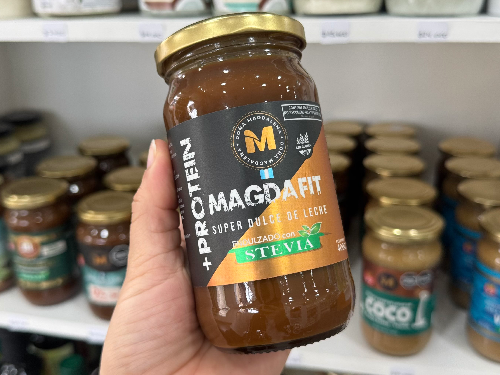 DULCE DE LECHE +PROTEIN 400gr