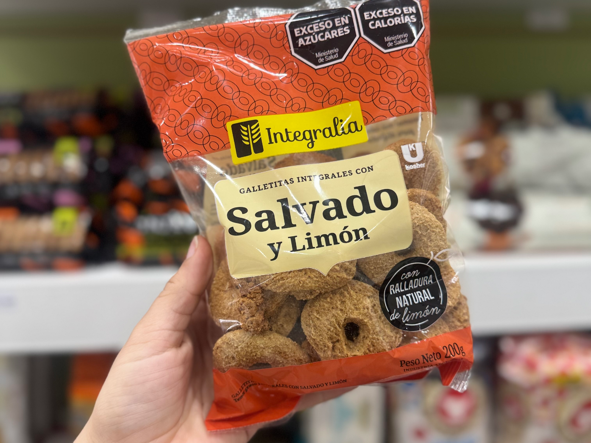 GALLETA INTEGRALIA (Salvado y limón)