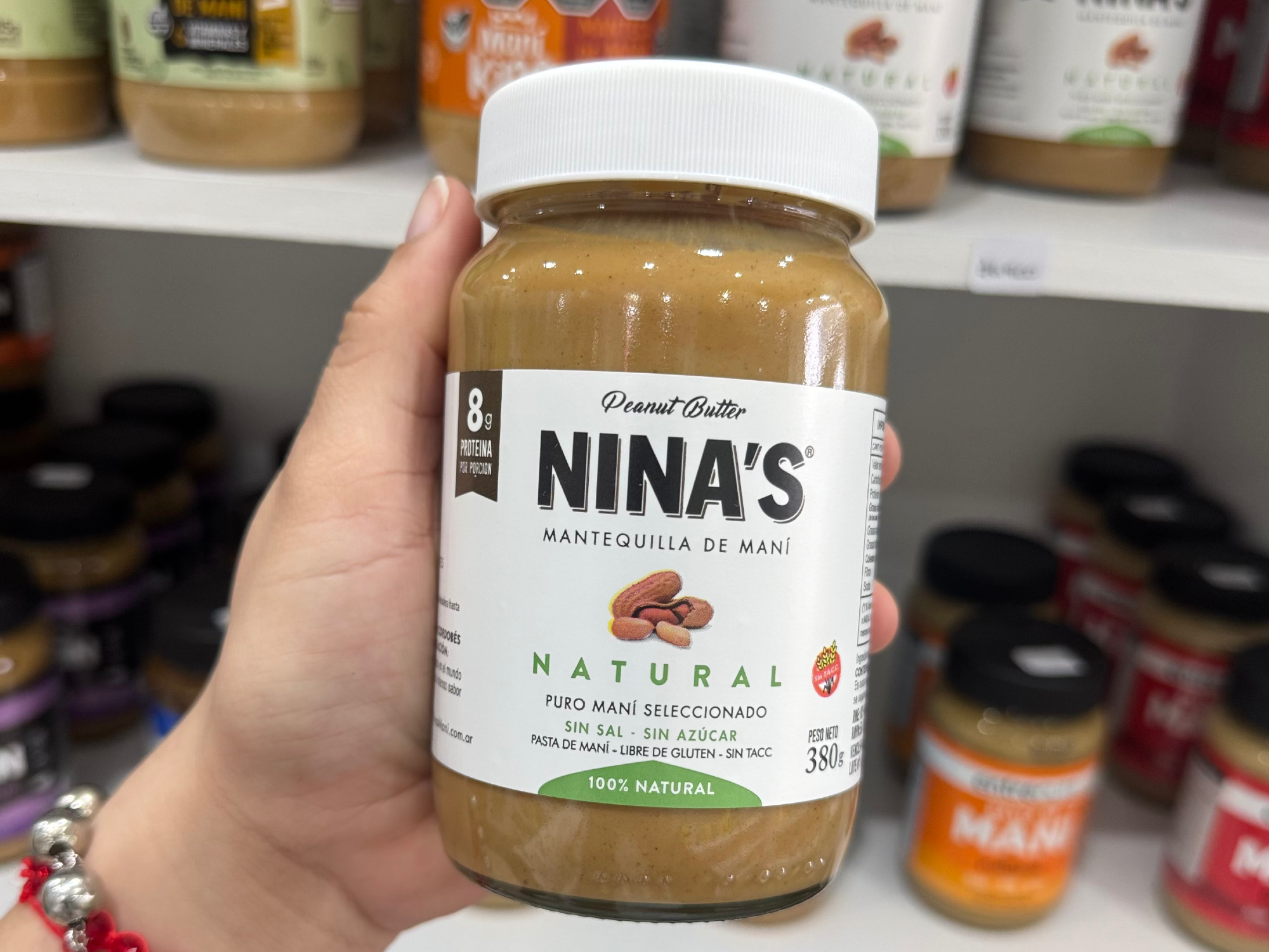 MANTEQUILLA DE MANÍ NINA'S 380gr