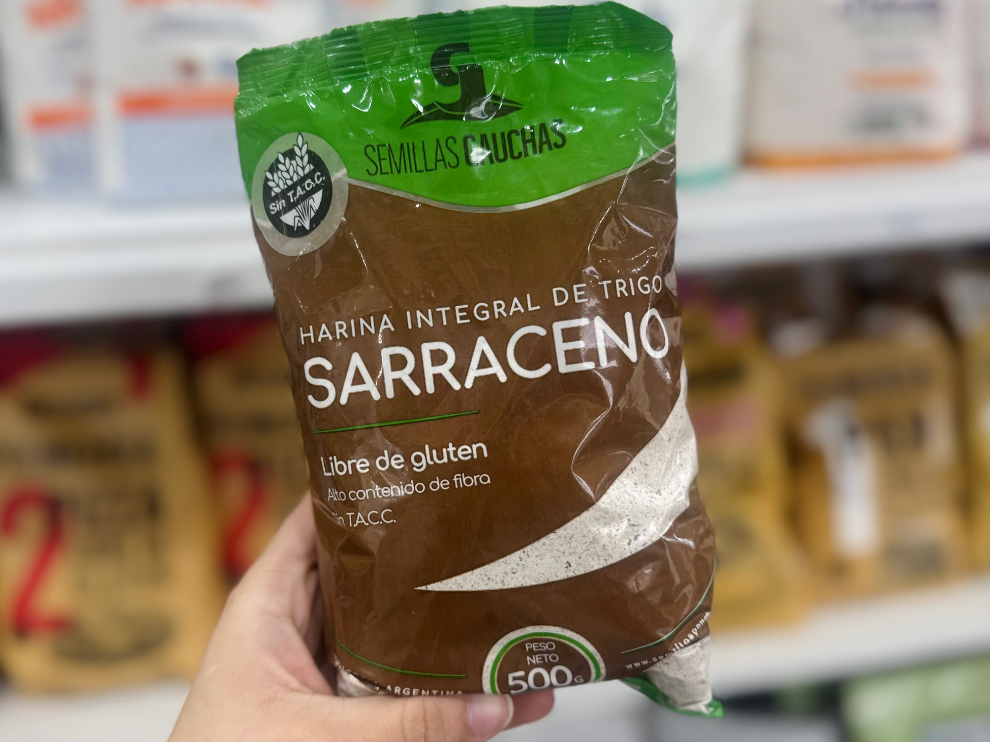 HARINA INTEGRAL DE TRIGO SERRACENO 500gr