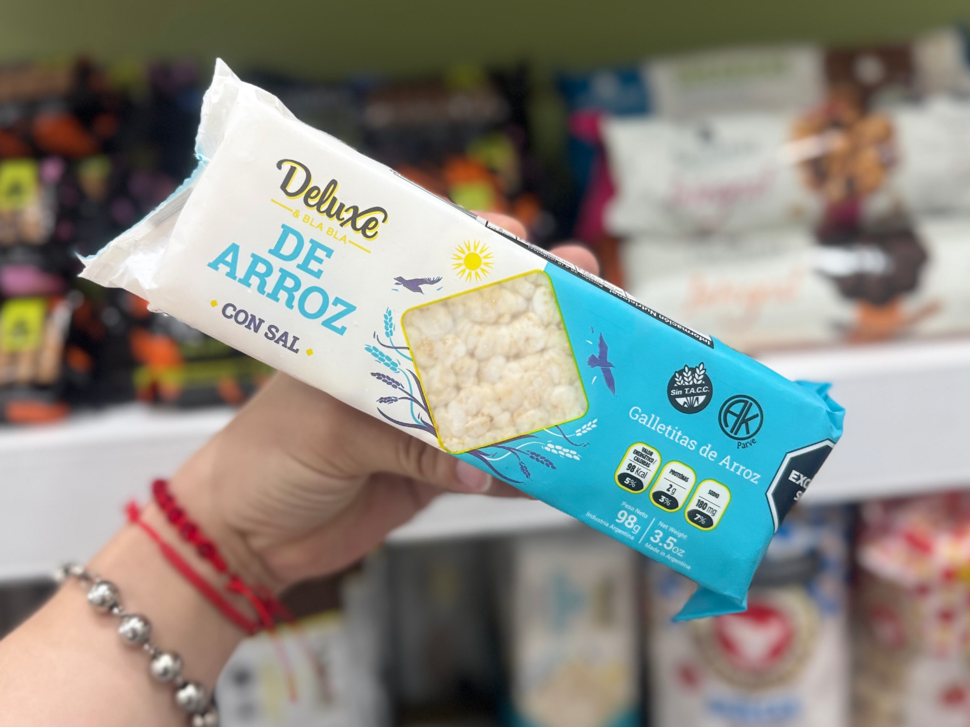GALLETA ARROZ BAÑADA (Con sal)