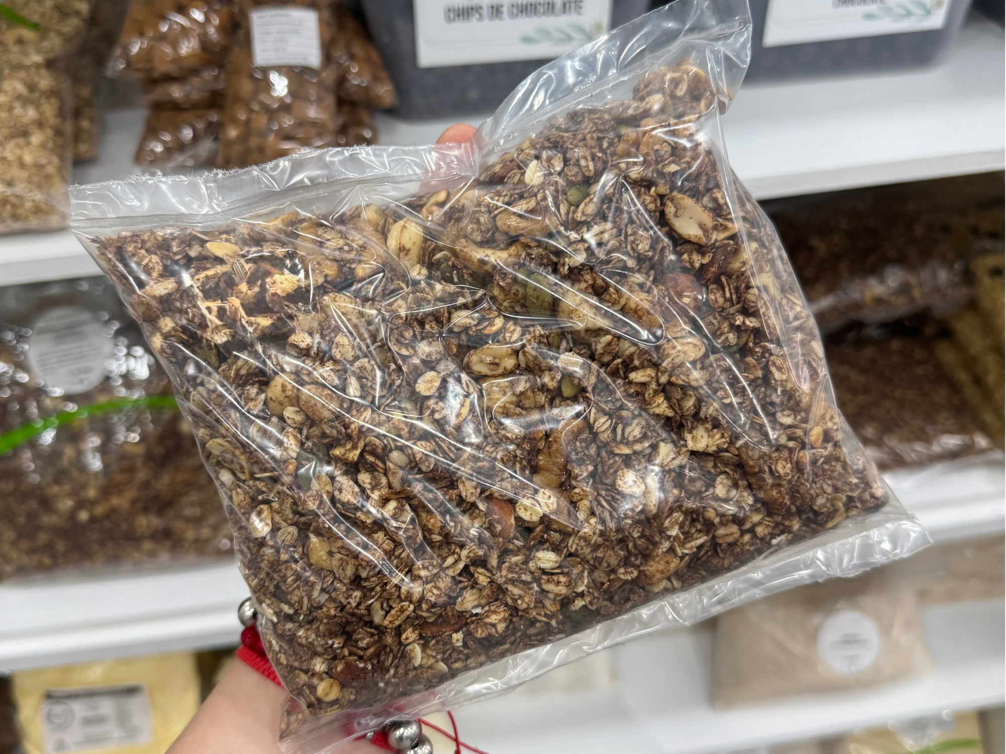 GRANOLA ENERGÉTICA CON CHOCOLATE