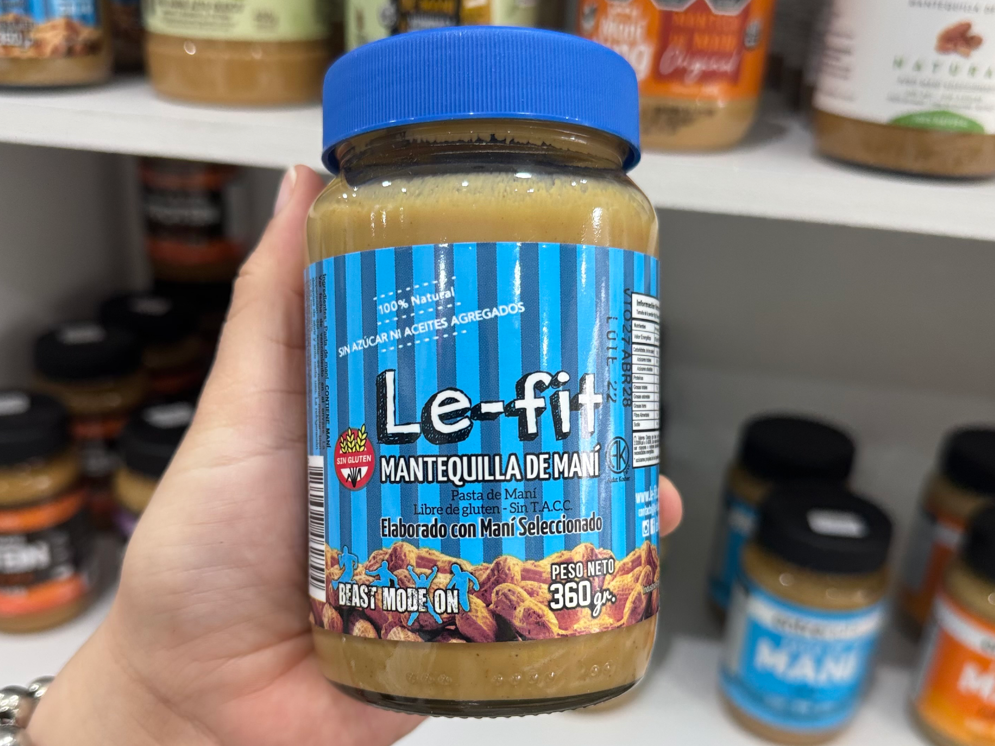 MANTEQUILLA DE MANÍ LE-FIT 360gr