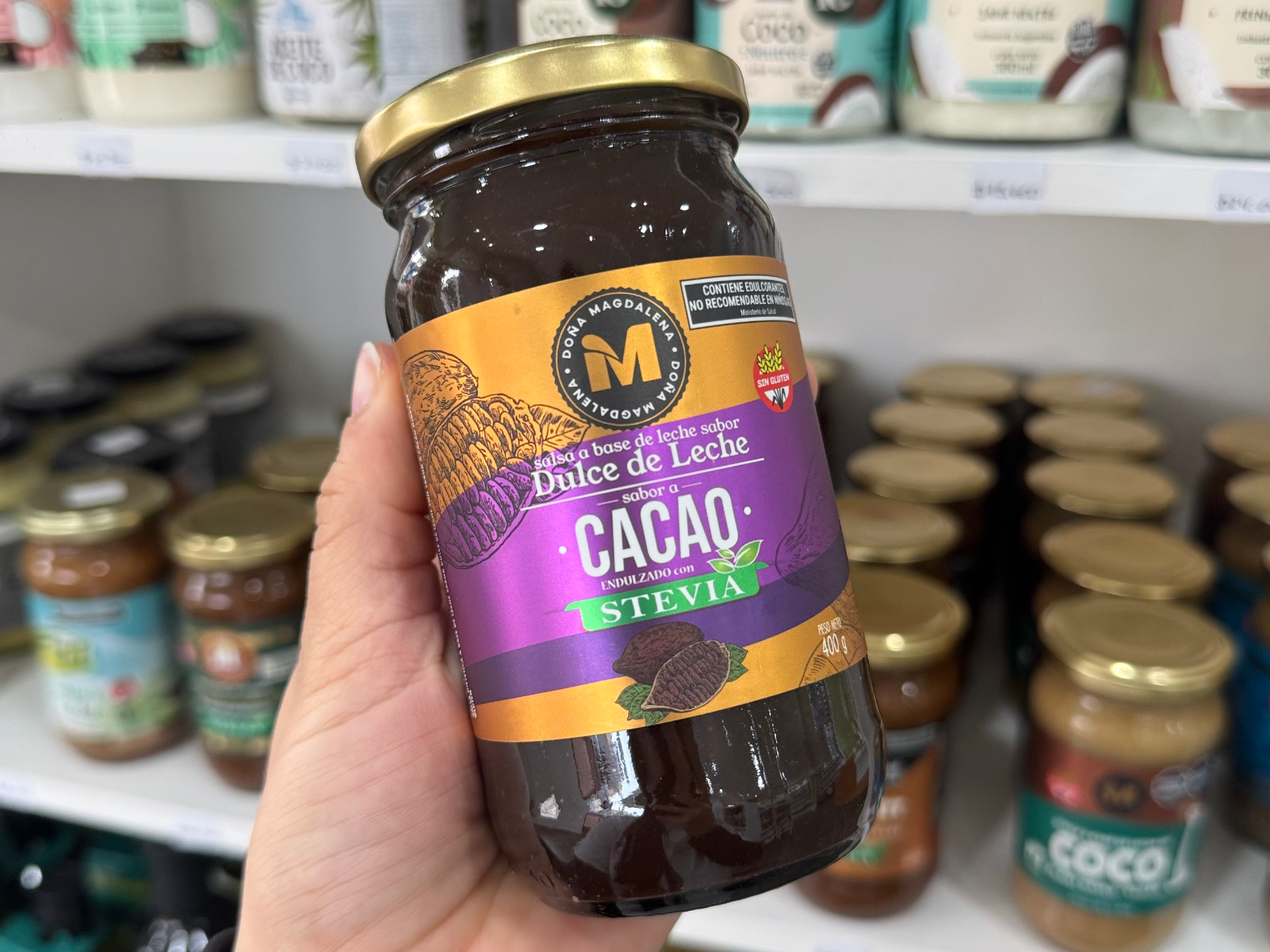 DULCE DE LECHE sabor cacao 400gr