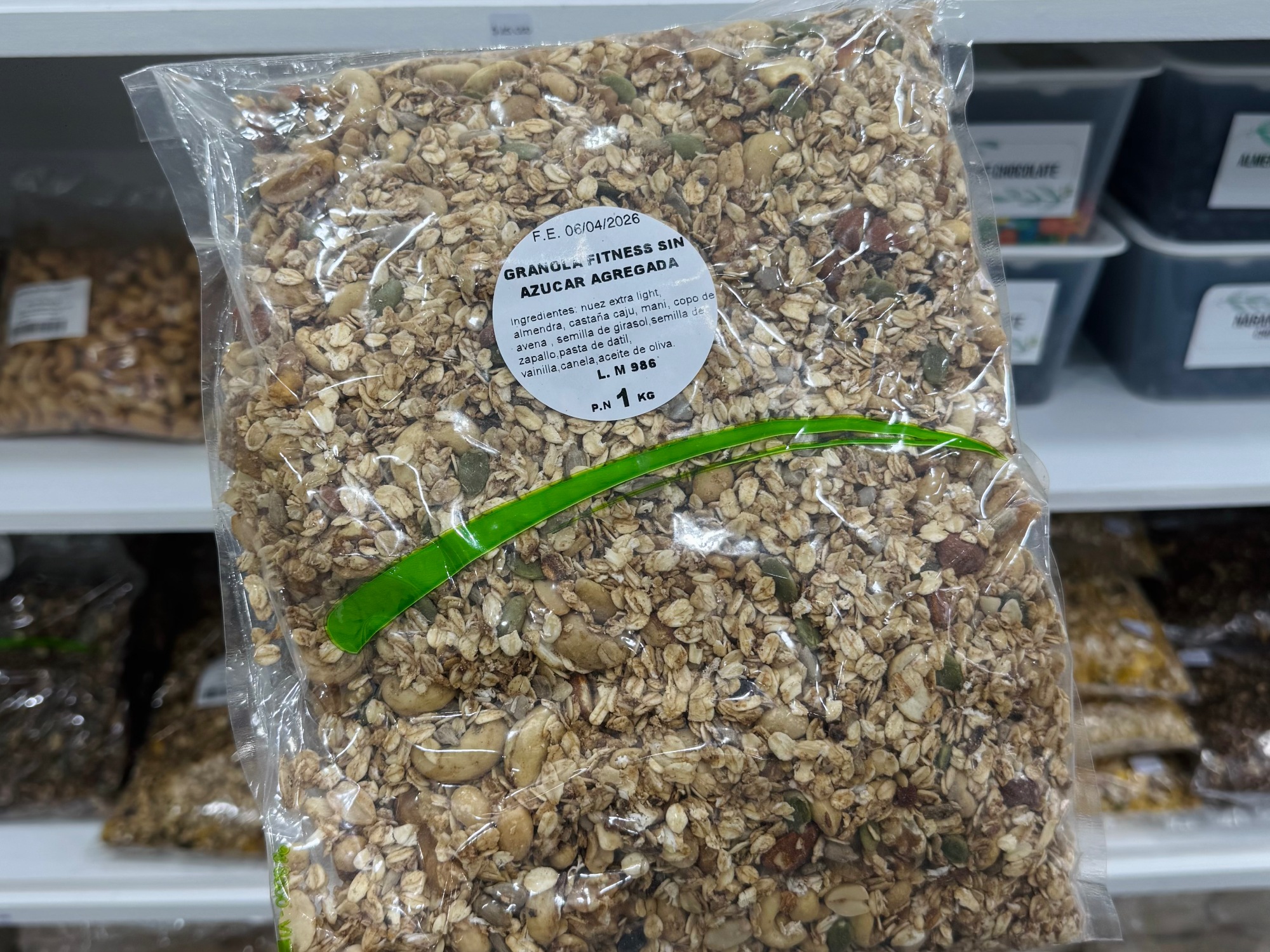 GRANOLA SIN AZÚCAR AGREGADA