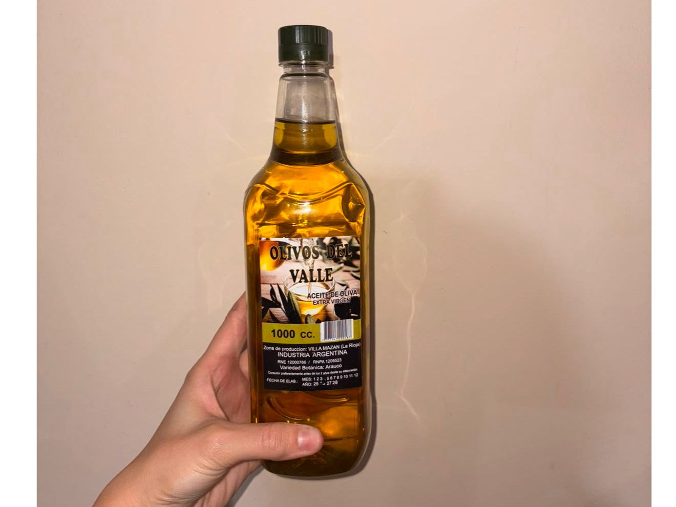 Aceite de oliva Olivos del valle  1L