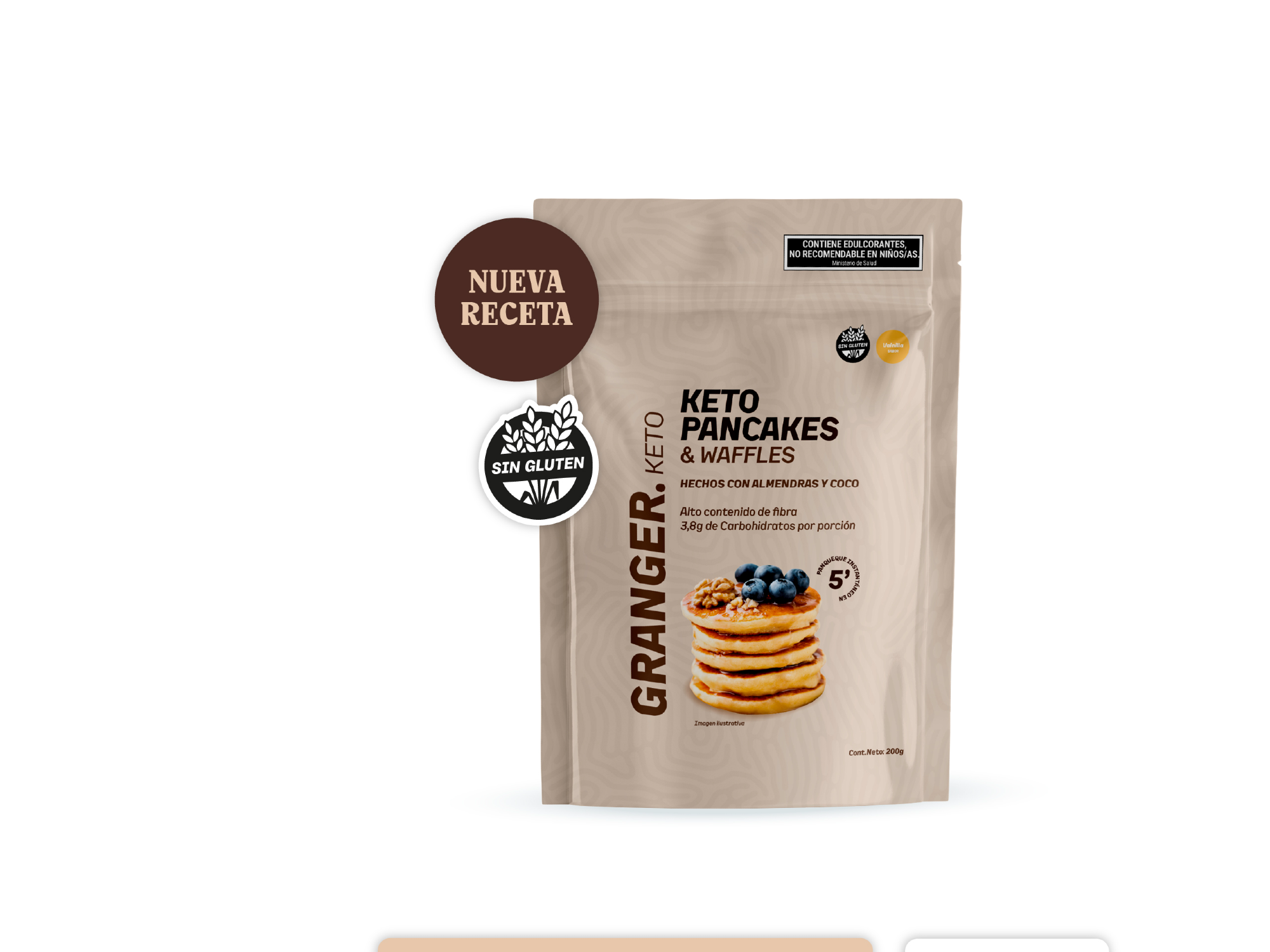Keto Pancakes Vainilla
