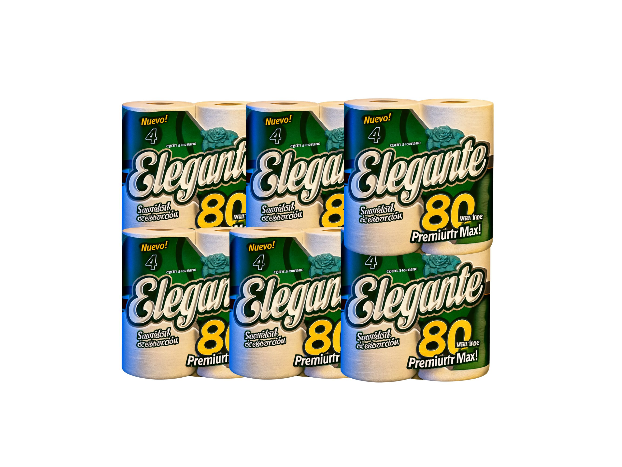 Bolsón papel hig. hoja simple max 40 rollos x 80 mt. Elegante