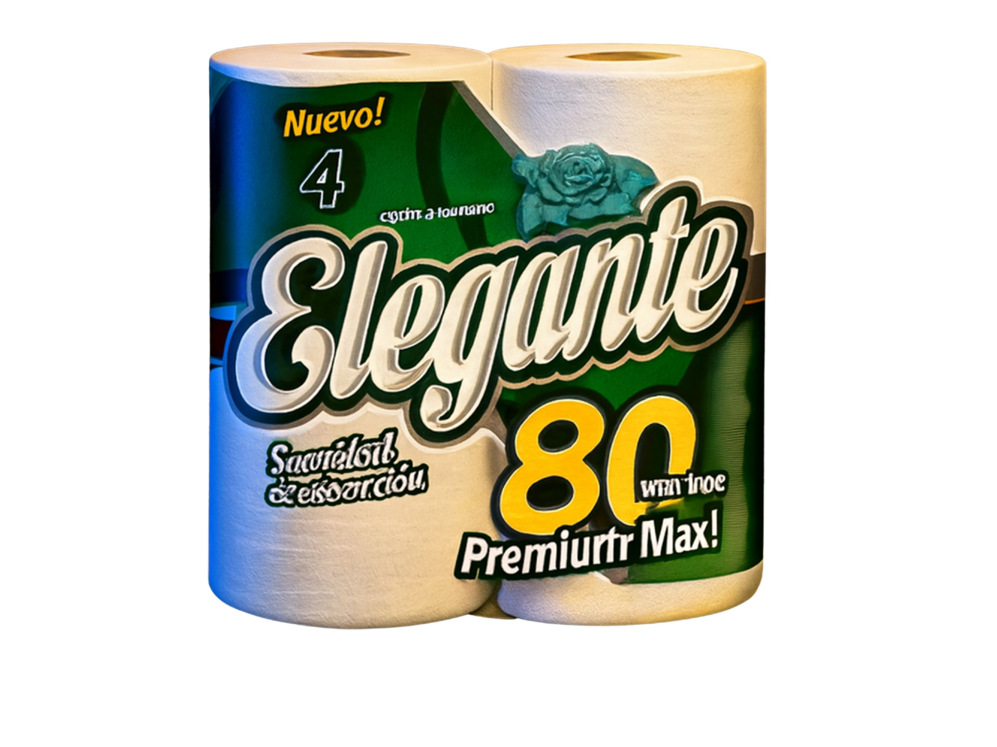 Papel higiénico hoja simple max 4x 80 mt. Elegante