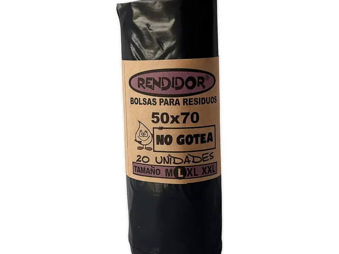 BOLSAS NEGRA 50X70 X 20 U. ROLAN