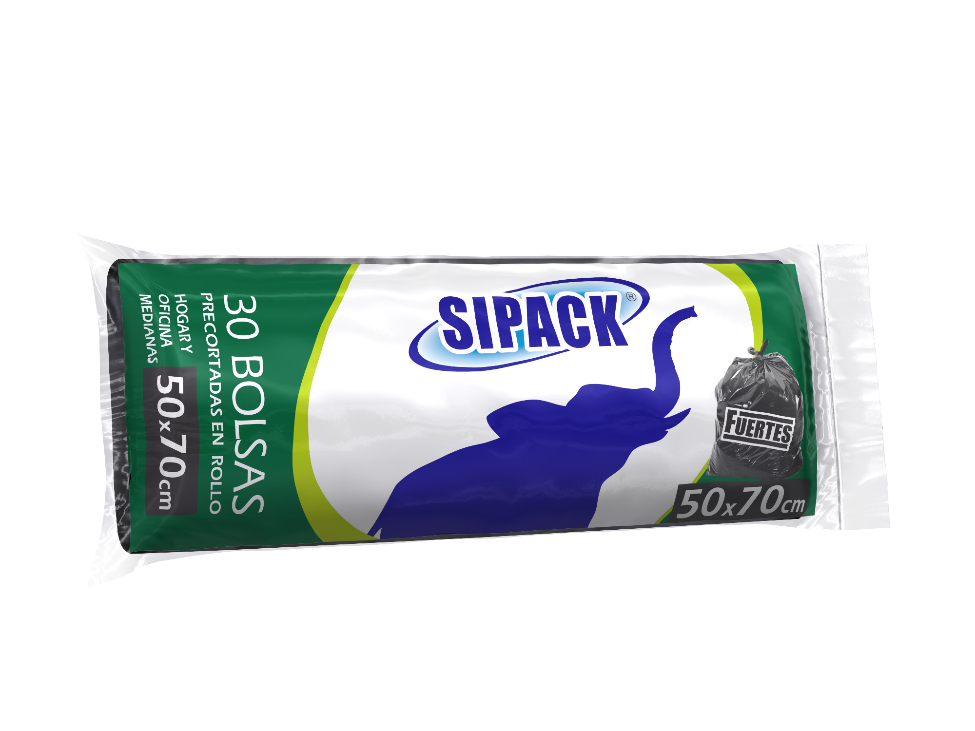 BOLSAS NEGRAS 50x70 X 30 U. -SIPACK