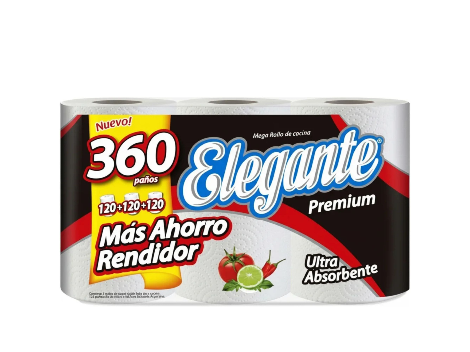 Rollo cocina x 3 paquetes 360- Elegante