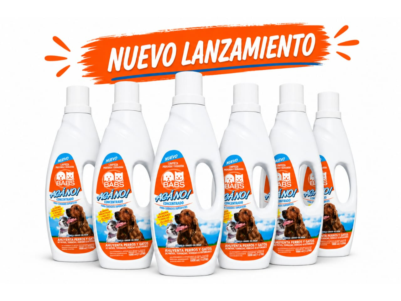 PROMO x 6 ACA NO! ahuyenta a perros y gatos