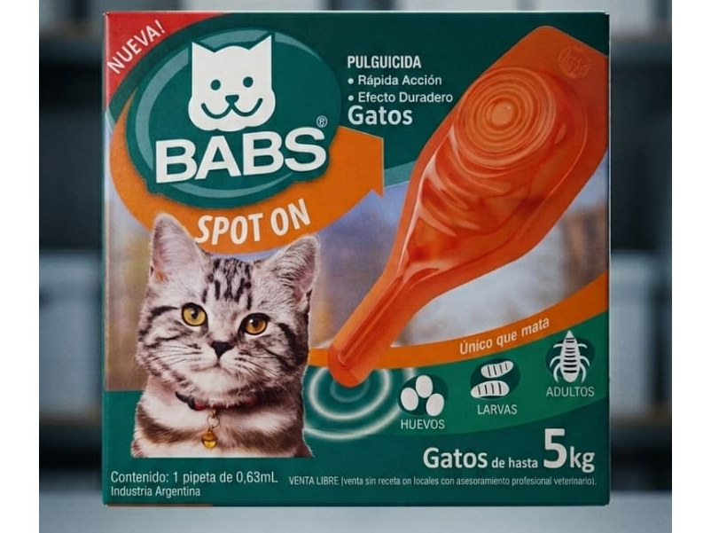 PIPETAS PARA PERROS Y GATOS BABS SPOT ON