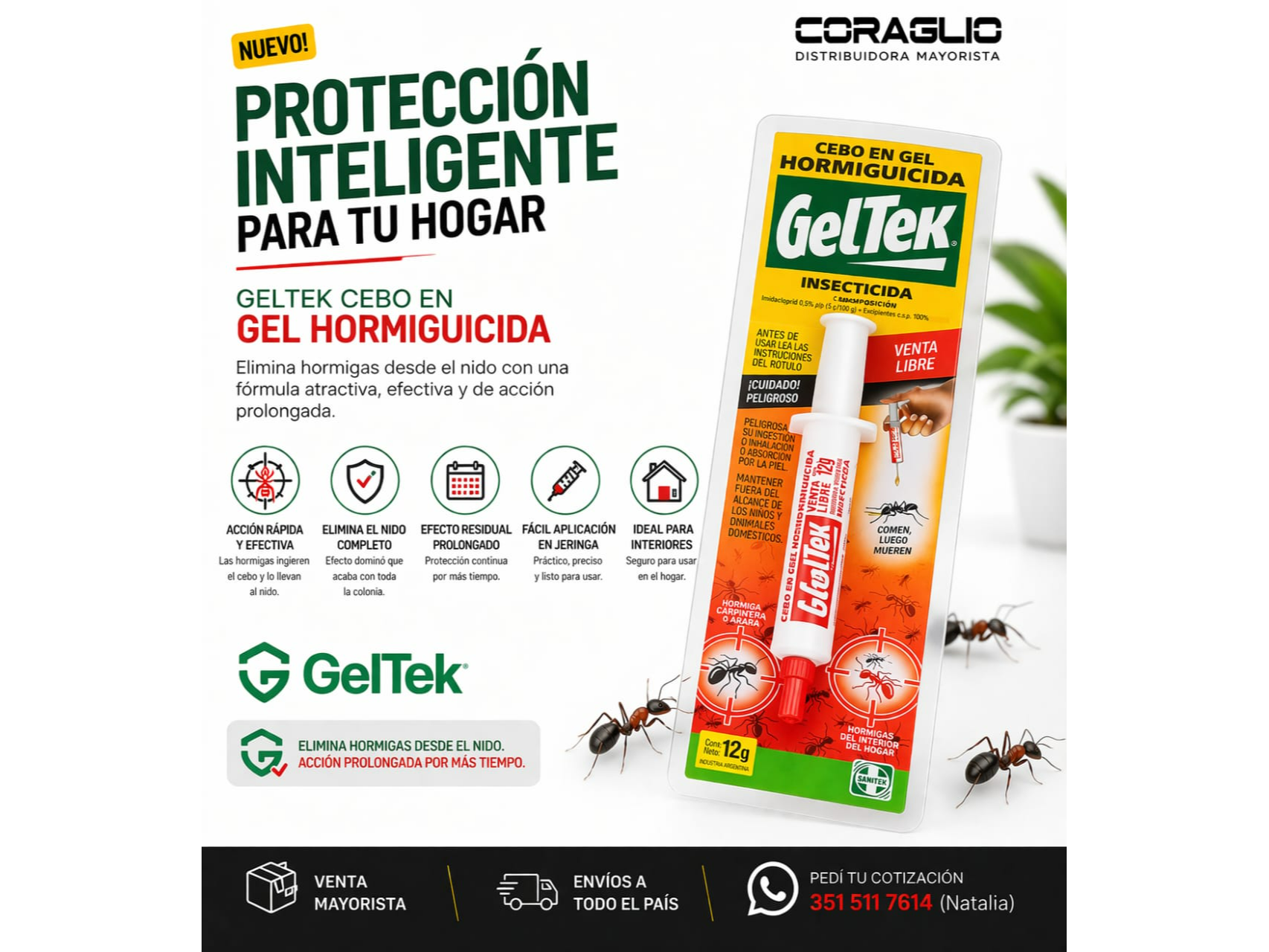JERINGA HORMIGUICIDA X 6g - GELTEK