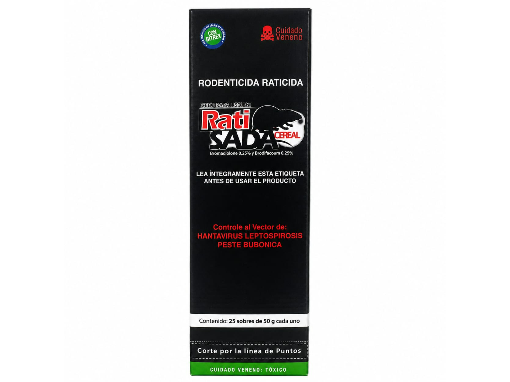 RODENTICIDA RATISADA SOBRES