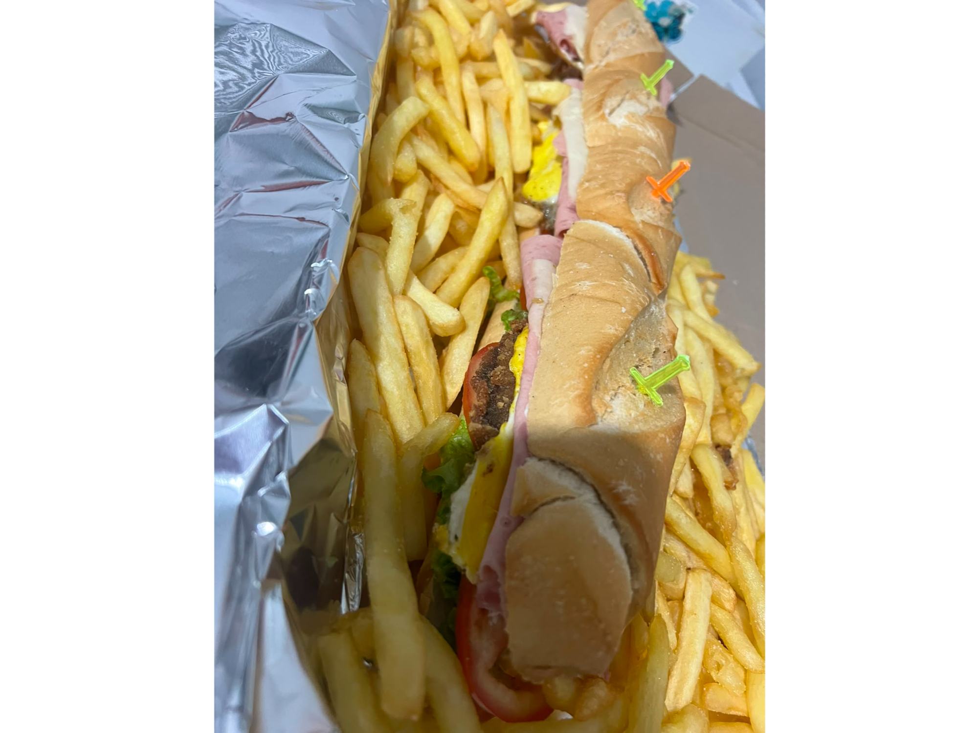 Baguette de milanesa