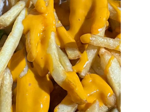 Papas fritar con cheddar