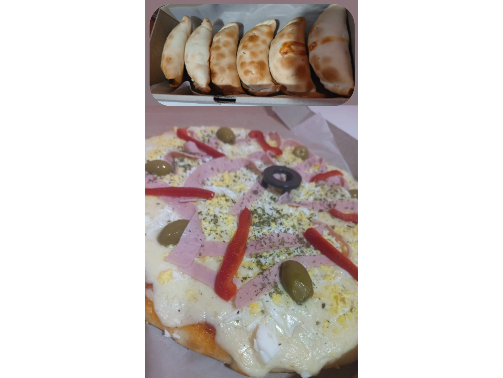 Pizza especial y 6 empanadas de J y Q