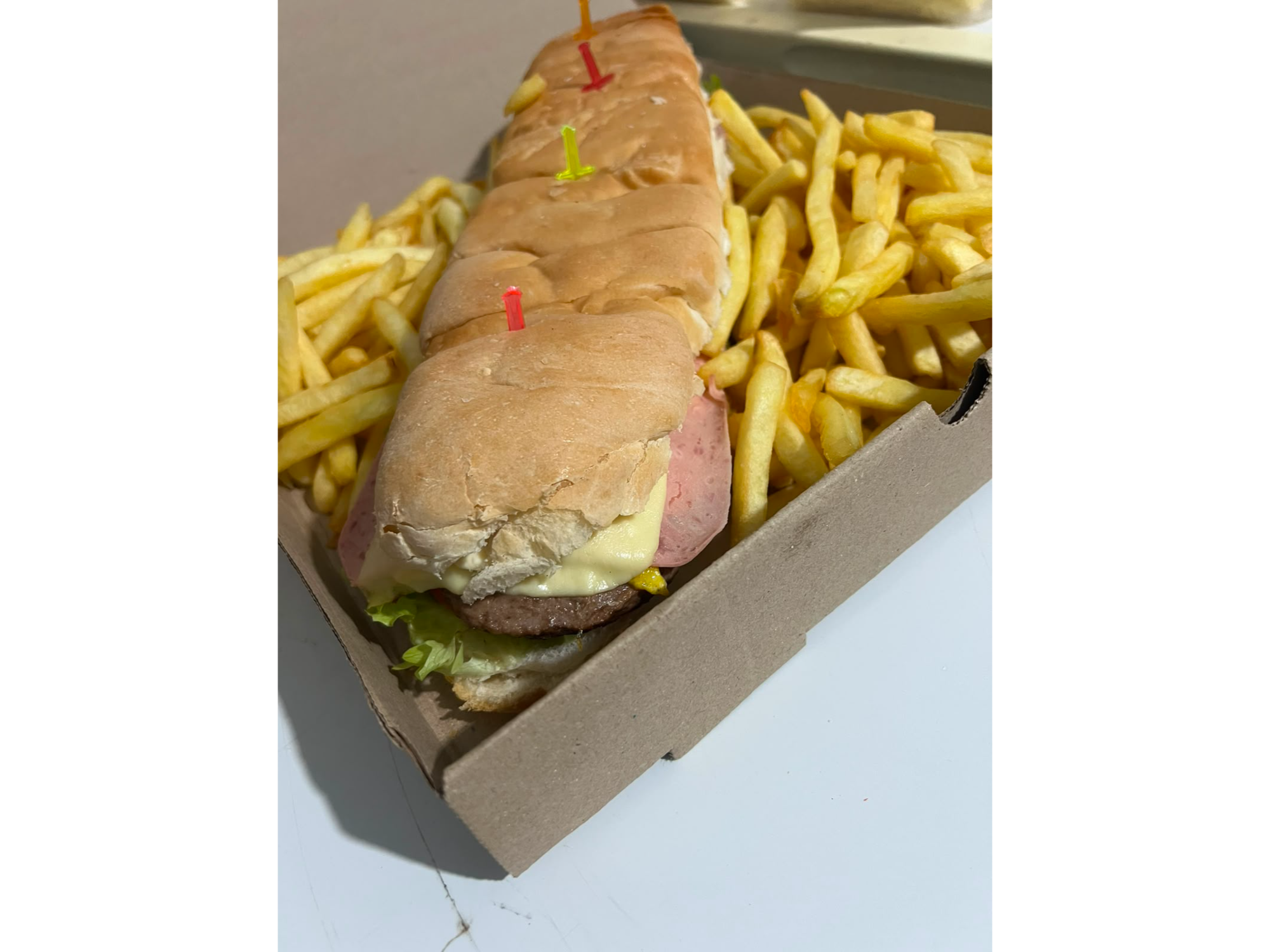 Super Torpedo de hamburguesa