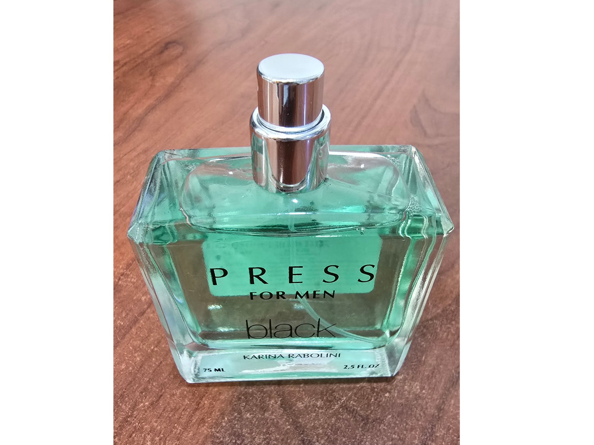 Press Black 75 ml Tester NUEVO sin caja ni tapa