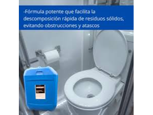 Composición  para baño químico (para preparar 20 lts)