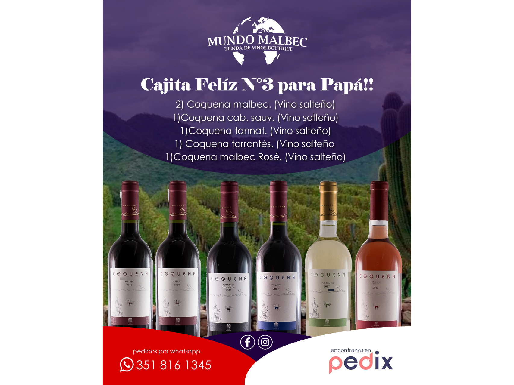 Cajita Felíz N3 para Papá.