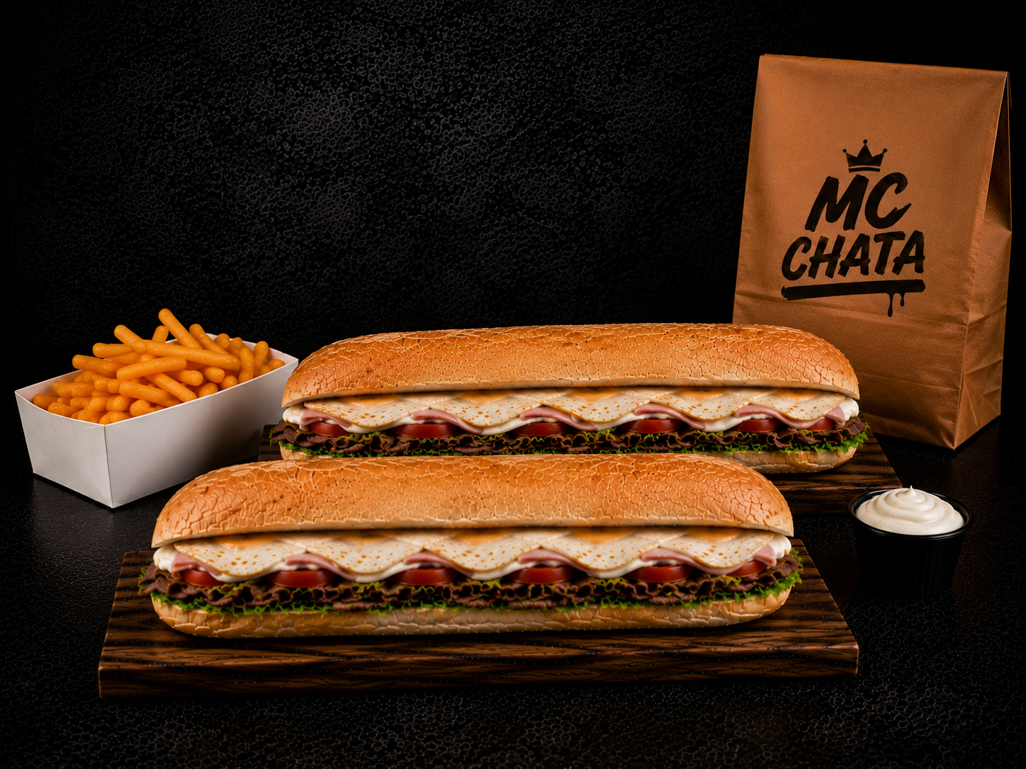 2 pachatas barats de 24 cm mas fritas
