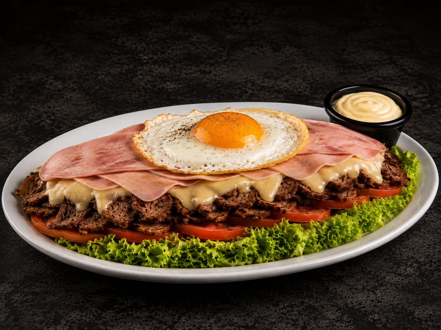 Pachata al plato de Mc Chata