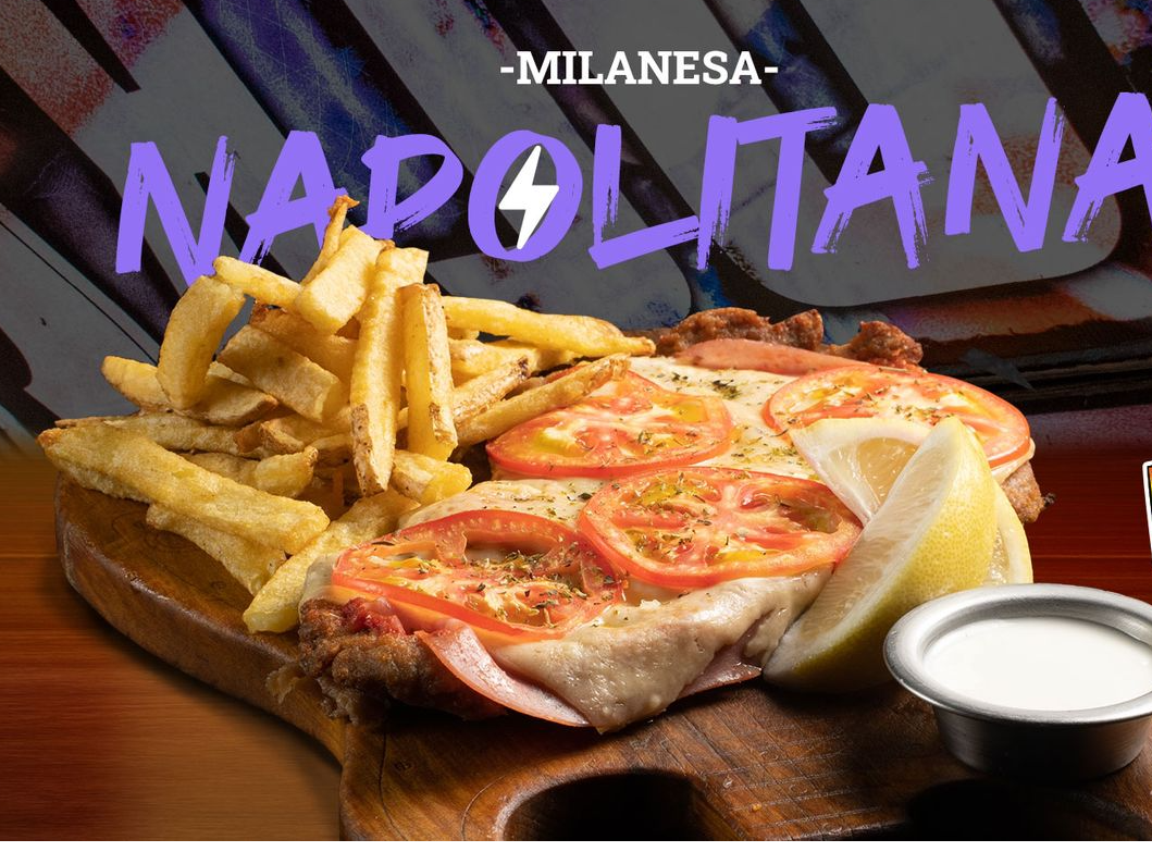 TABLA DE MILANESA NA POLITANA DE POLLO