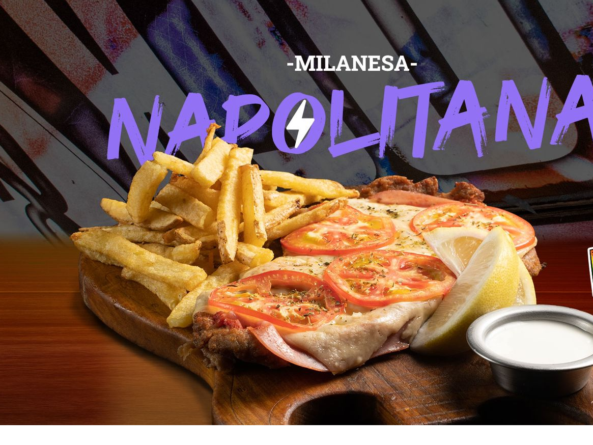 TABLA DE MILANESA NAPOLITANA DE POLLO