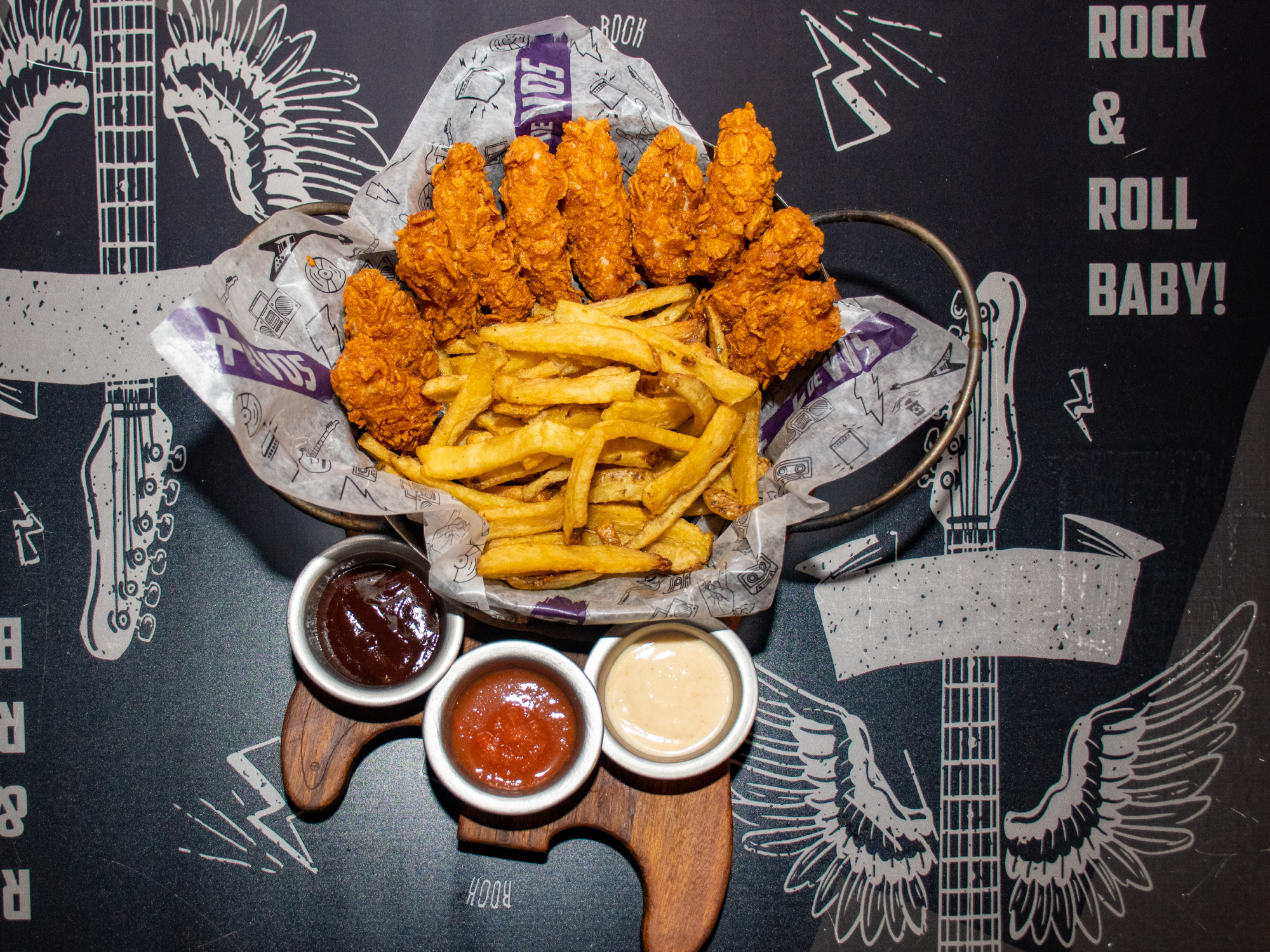 Pollo Crispy con Papas