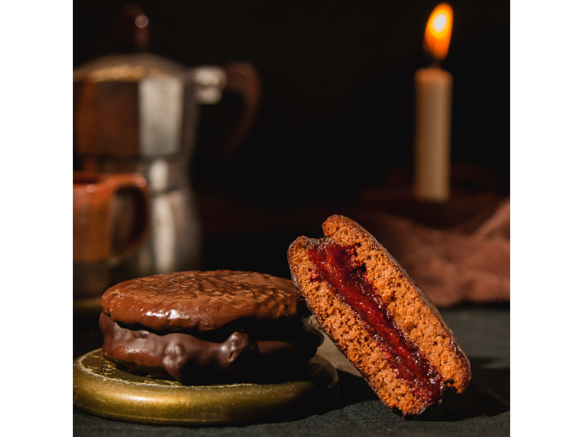 Alfajor de Frutilla