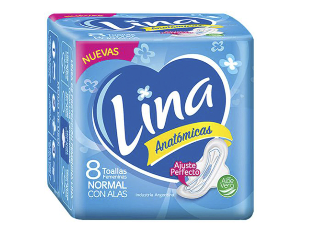 TOALLITAS LINA AZUL