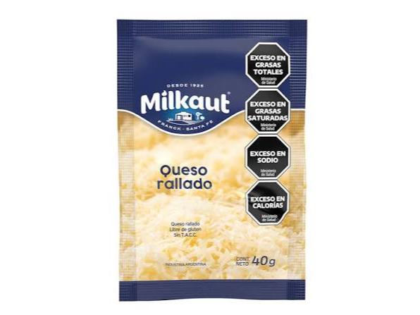 QUESO RALLADO CHICO MILKAUT 40GRS