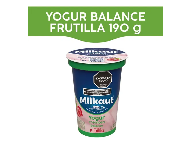 YOGURT MILKAUT FIRME CREMOSO/DESCREMADO 190G