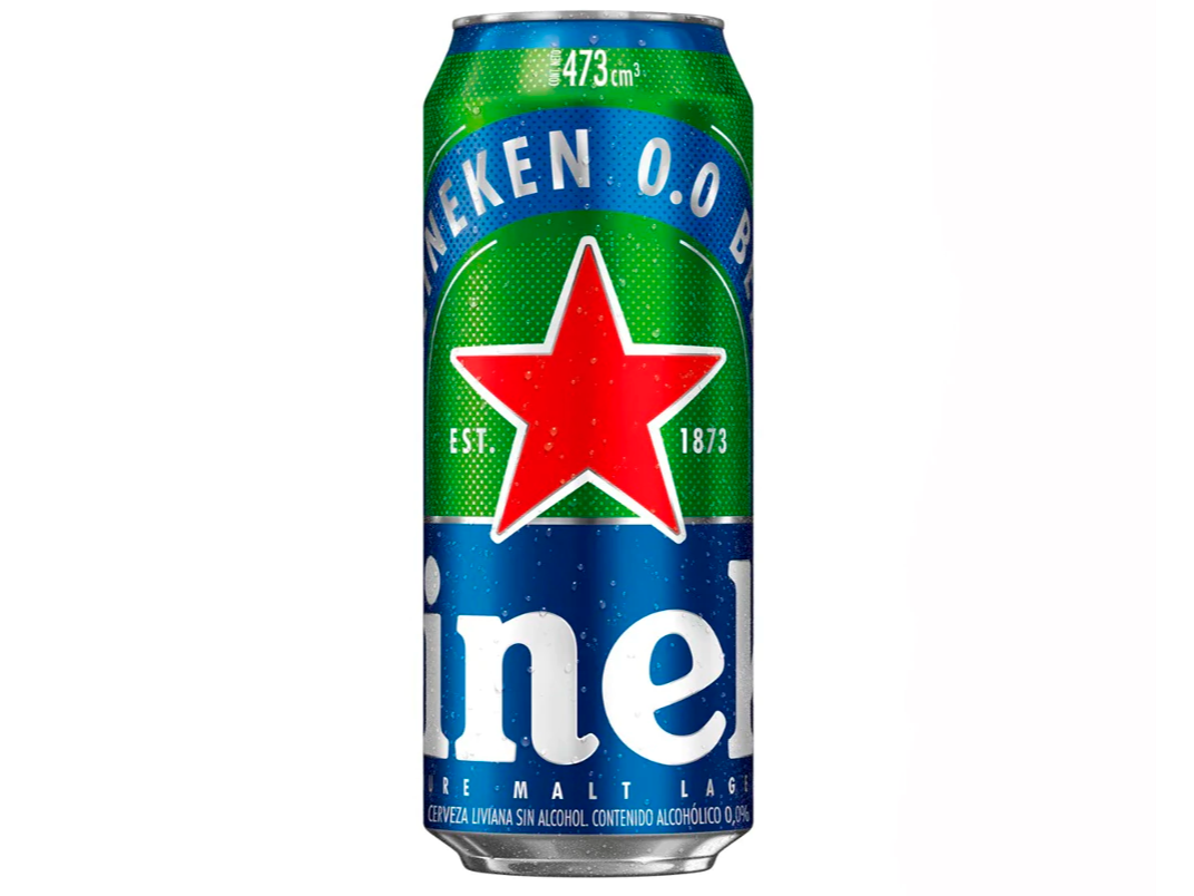LATA HEINEKEN 473ML (SIN ALCOHOL)