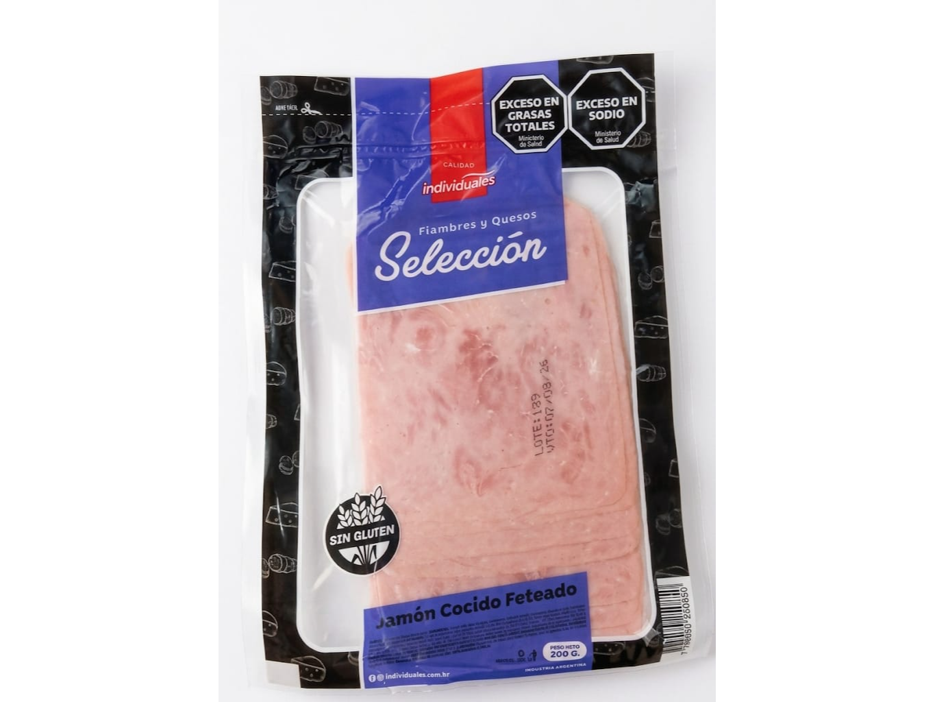 JAMON ENVASADO AL VACIO 200GR