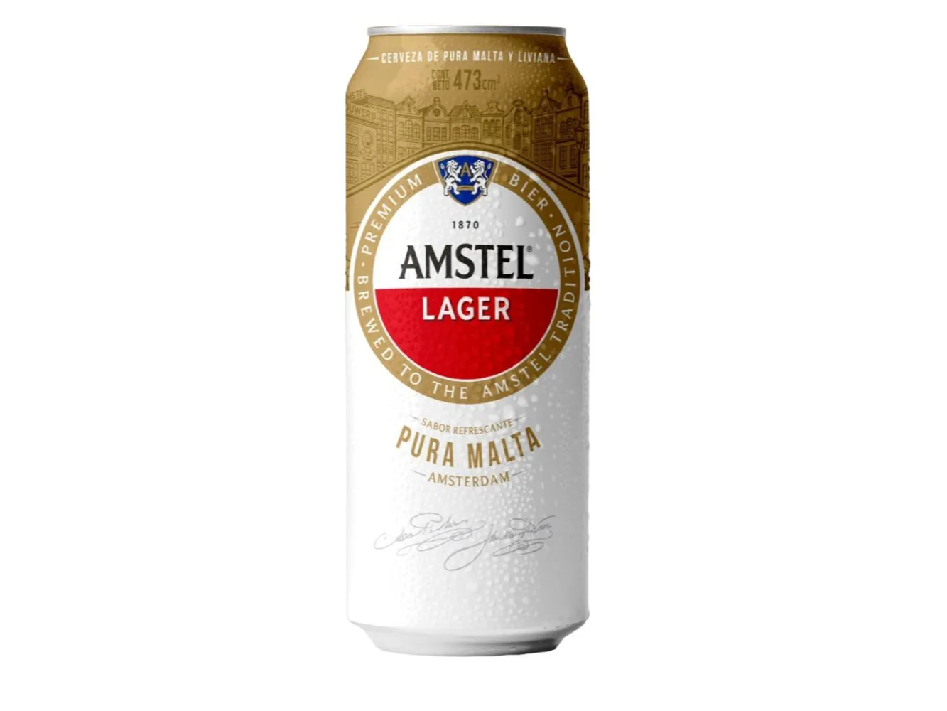 LATA CERVEZA AMSTEL LAGER