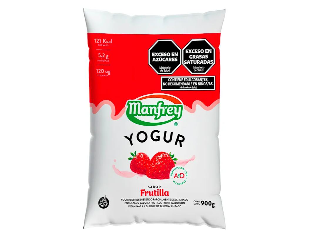 YOGURT SACHET MANFREY 1L
