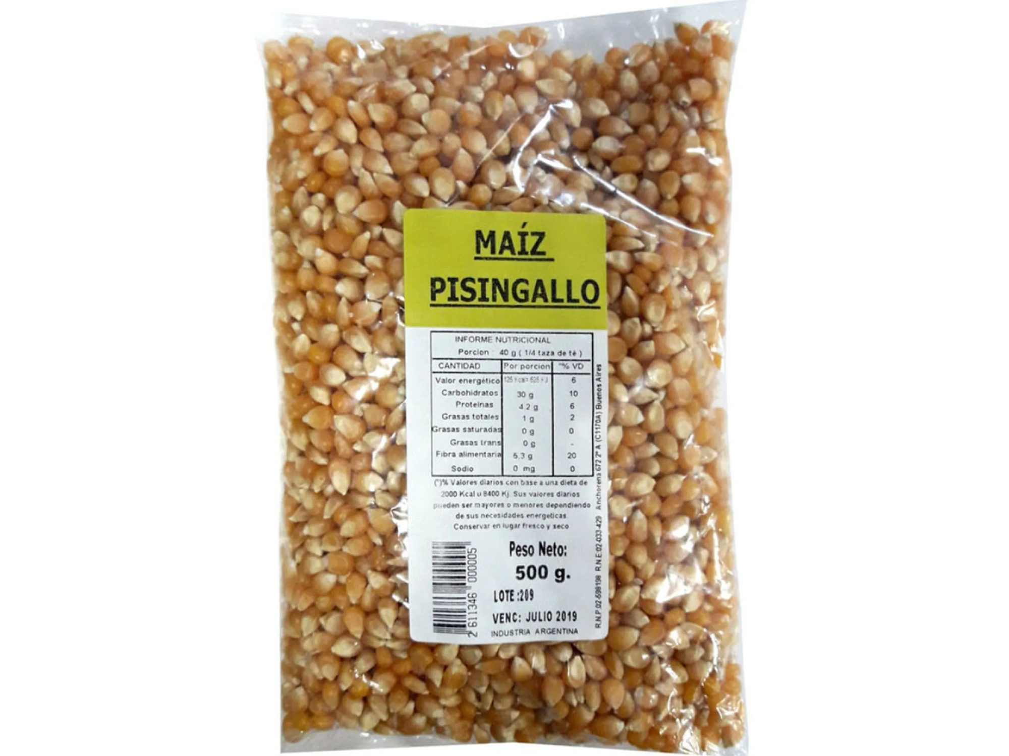 MAIZ PISINGALLO 500gr