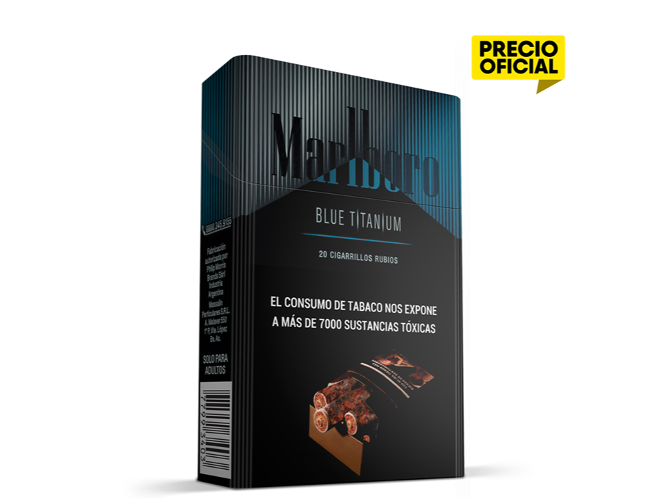 MARLBORO BLUE TITANIUM PARLIAMENT 20 BOX