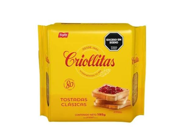 CRIOLLITAS ARCOR TOSTADAS