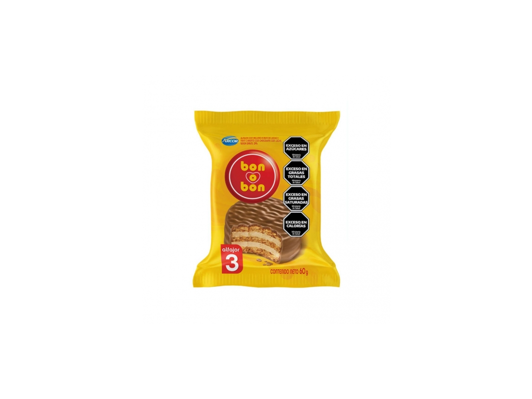 ALFAJOR TRIPLE BON O BON 60GRS