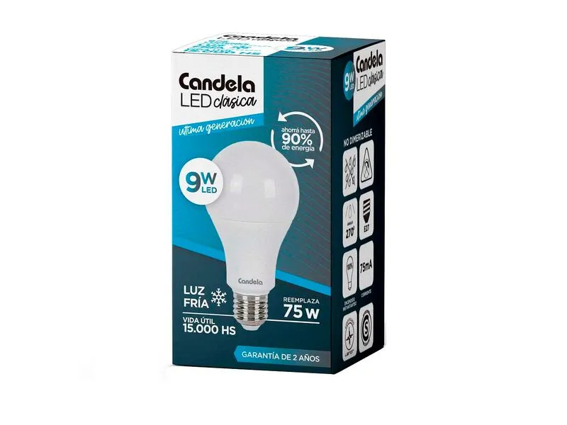 FOCO CANDELA 9W
