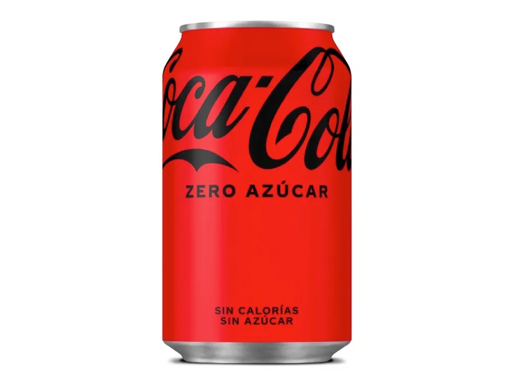 Lata Coca Cola Zero 354ml